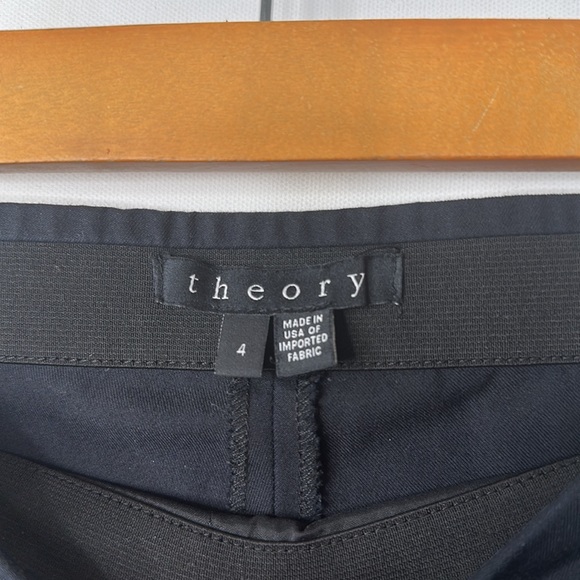 Theory Dress Pants Trousers Womens Size 4 Black - Picture 4 of 5